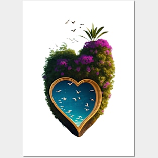 Heart of nature Posters and Art